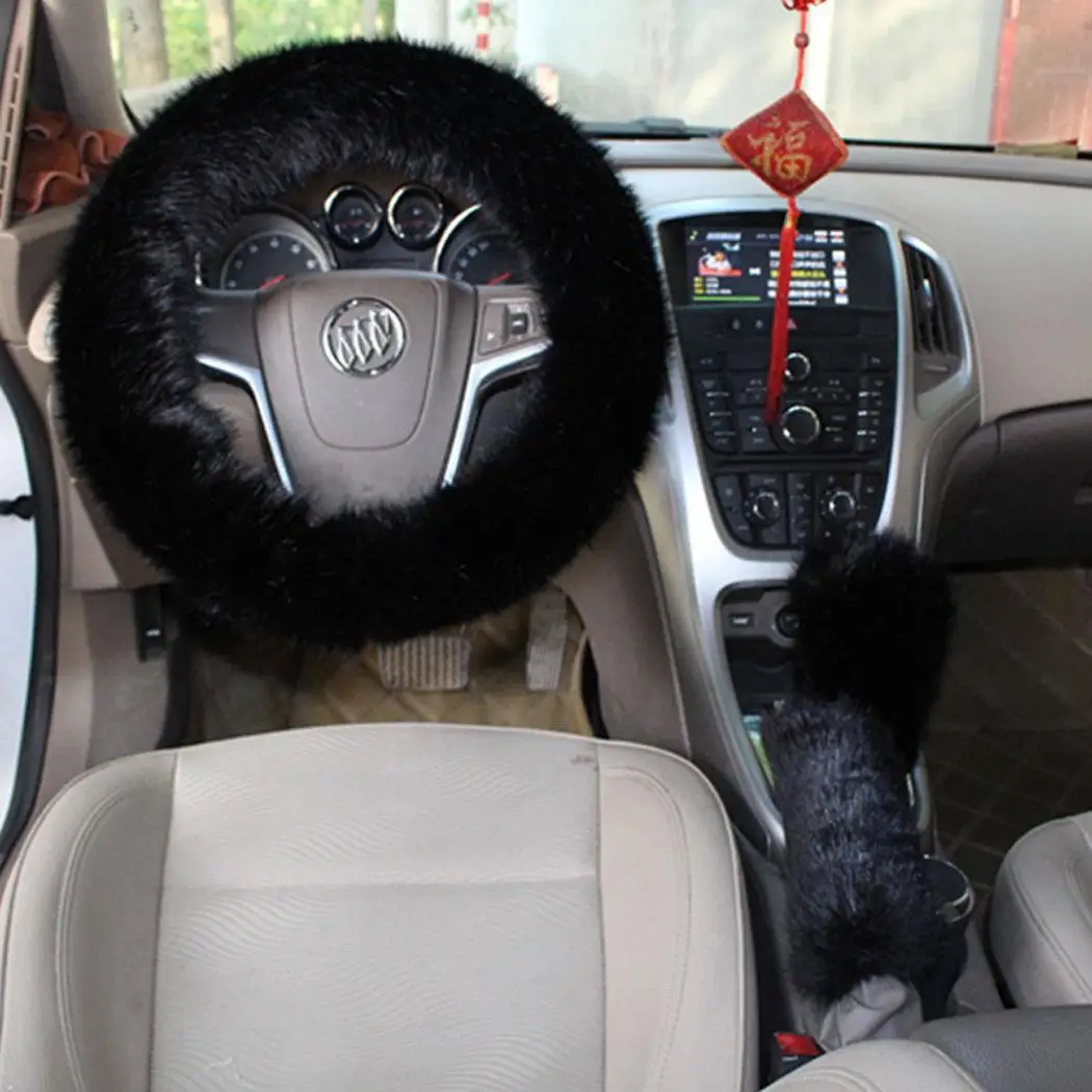Durable Solid Car Steering Wheel Cover Decoration Handbrake Shift | Автомобили и мотоциклы