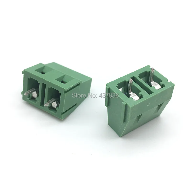 10 шт. KF128 7.5 2P винта 2Pin 7 5 мм прямой штифт PCB Клеммная колодка соединитель 300В/10А