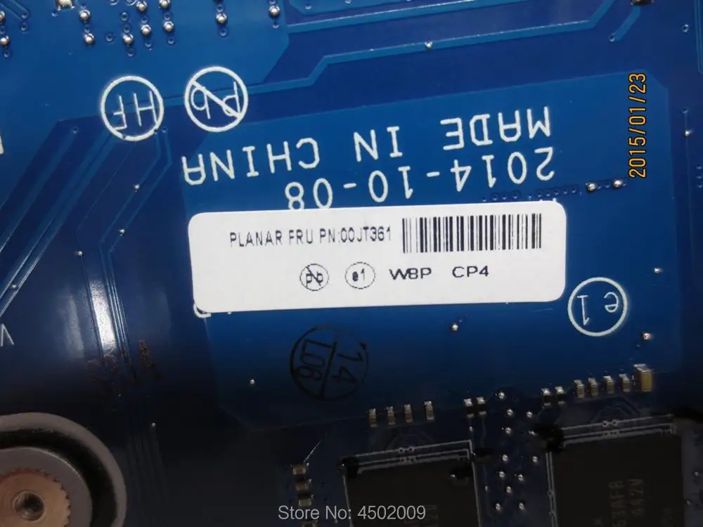 Материнская плата для ноутбука lenovo Thinkpad Yoga S5 15 LA-B591P 00JT361 с I7-5500U 4G 100%
