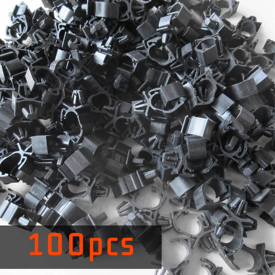 100pc plastic Corrugated Pipe Tie Wrap Cable clamp Car Wiring Harness Fastener Auto oil pipe Beam line clip
100pc plastic Corrugated Pipe Tie Wrap Cable clamp Car Wiring Harness Fastener Auto oil pipe Beam line clip