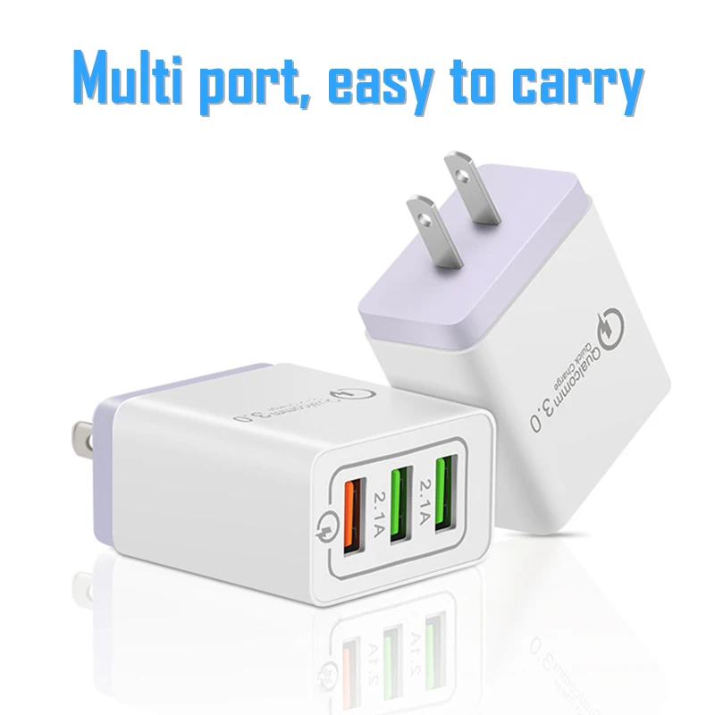 USB настенное зарядное устройство Быстрая зарядка 3 0 быстрое адаптер портативное