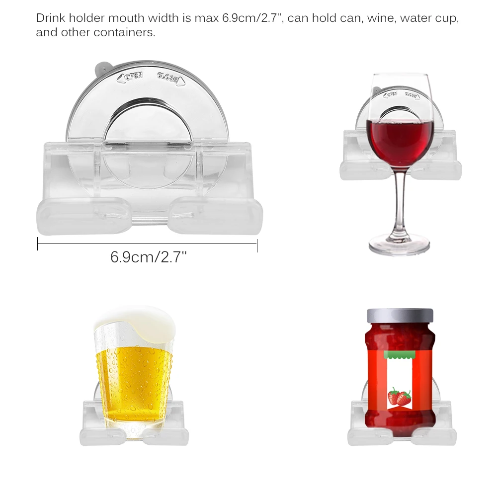 Новое поступление Ванна и душ присоска держатель Caddy вино Полка Ванная комната