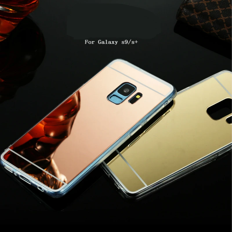 Для Samsung Galaxy A750 чехол Модный зеркальный Силиконовый ТПУ задняя крышка для A5 A7 J3 J5 J7
