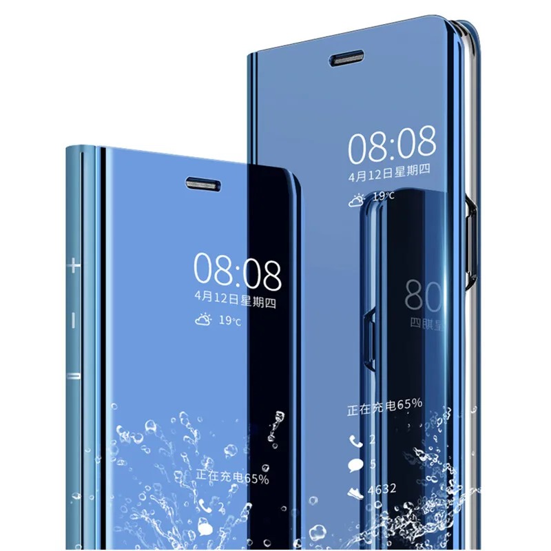 NFH зеркальный Чехол Smart View для Redmi Note 6 Pro 26 ''флип-чехол Xiaomi Кожаный чехол на |