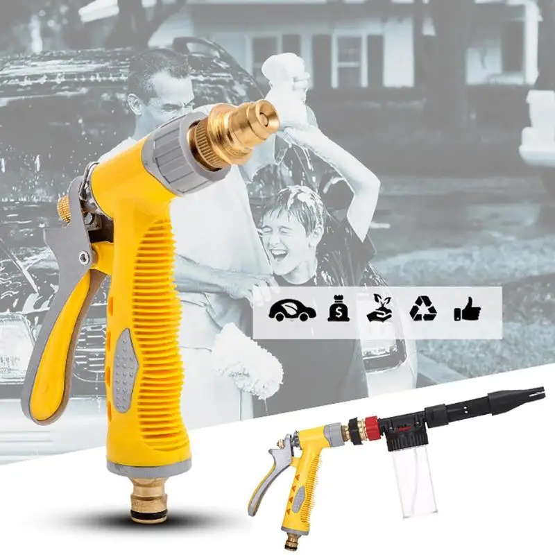 Пены горшок Автомойка высокого давления распылитель медный водяной пистолет