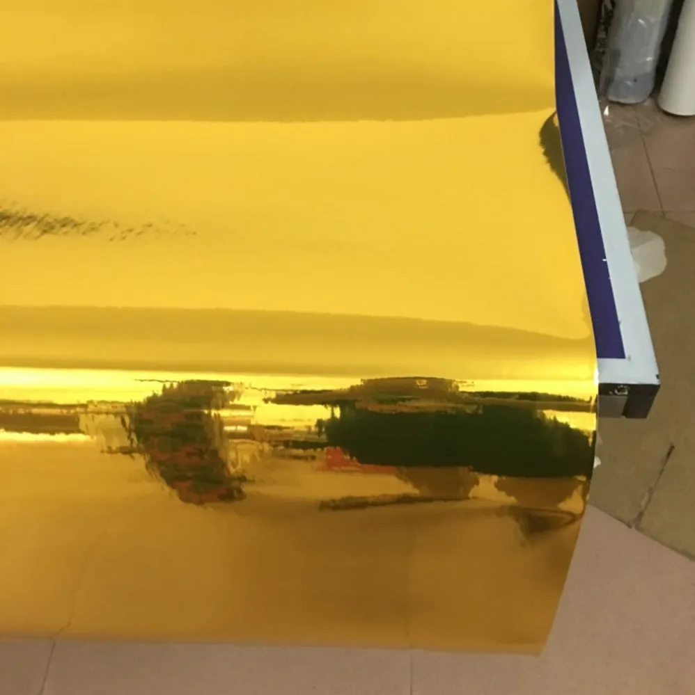 50 см x 500 высота растягивается золото искусственное украшение автомобиля