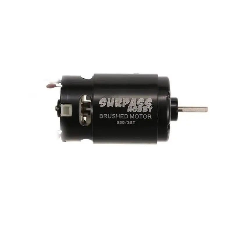 

RCtown 550 12T 21T 27T 35T Brushed Motor for Wltoys Kyosho TRX4 Redcat 1/10 D90 D110 SCX10 RC Car Off-road Crawler