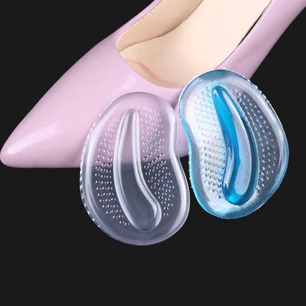 1 пара прозрачных гелевых силиконовых подушечек для ног стельки подушек на