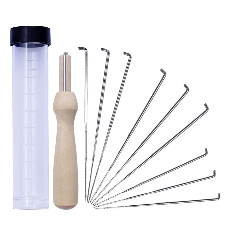 10 шт комплект иглы для войлоковаляния войлочная шерсть контакты деревянной