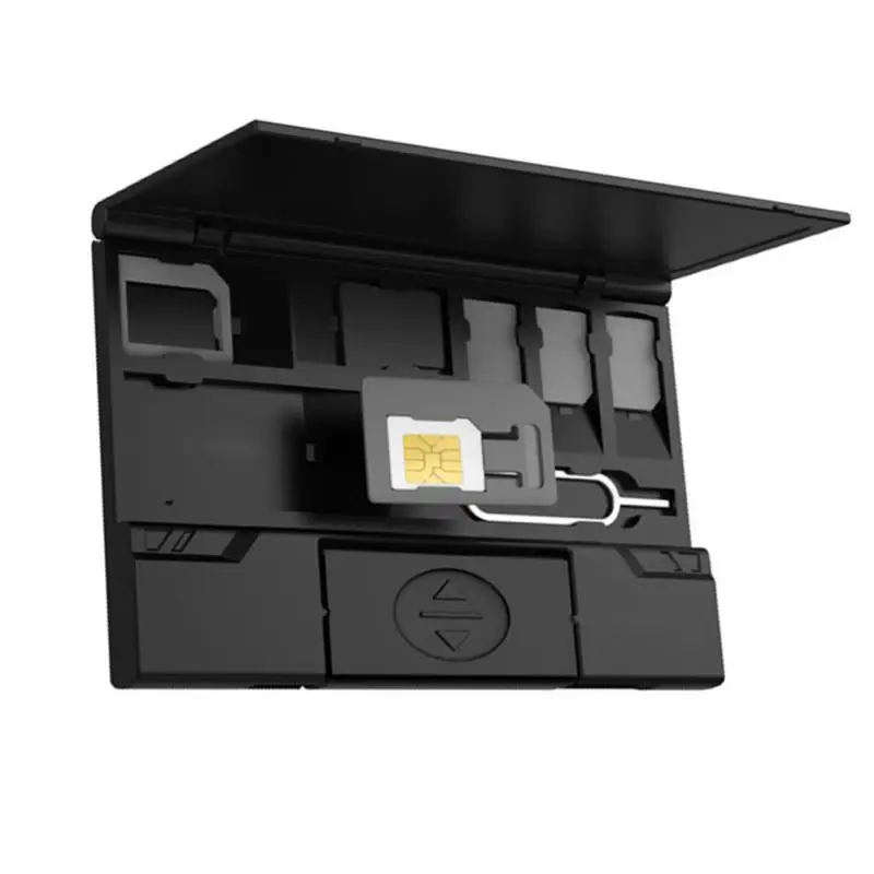 Многофункциональный мобильный телефон держатель sim карты коробка микро SIM нано