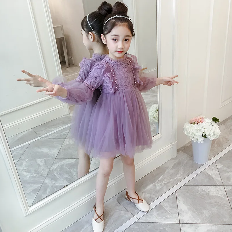 2019 Kids Baby Girls Floral Tutu Dress Party Wedding Dresses Princess Tulle Long Maxi Summer Children Girl Clothing | Детская одежда и
