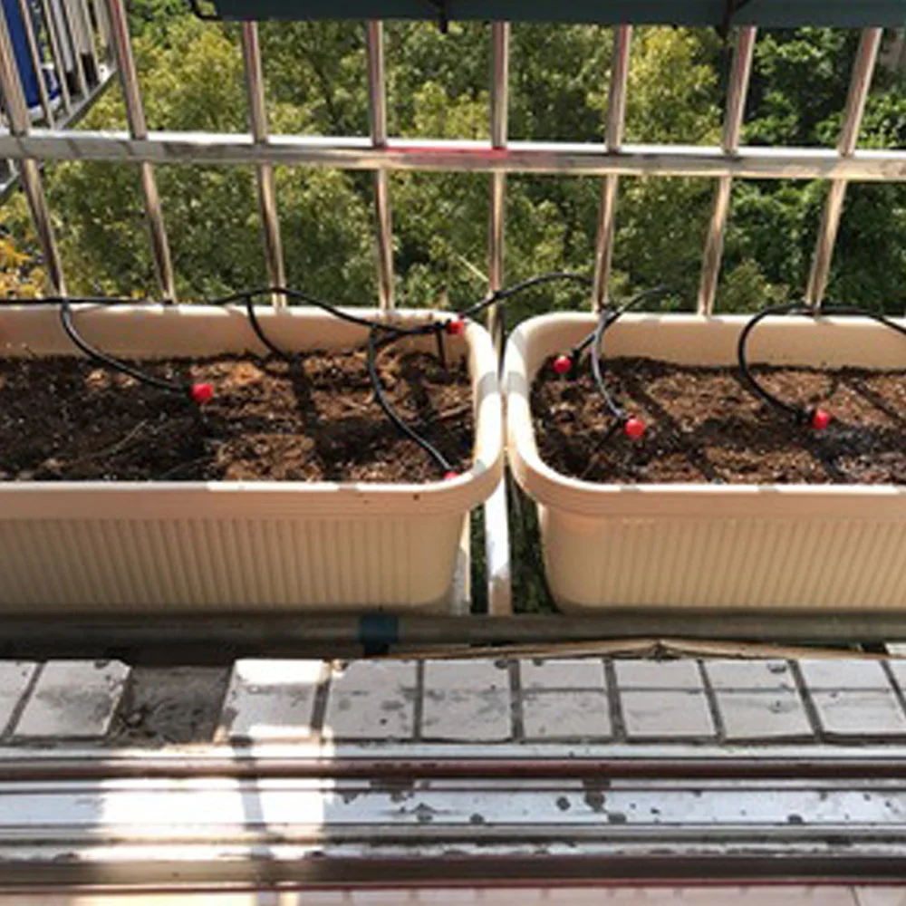 Поливные капельницы оросительные системы наборы растений 15 М шланг капельного 4/7