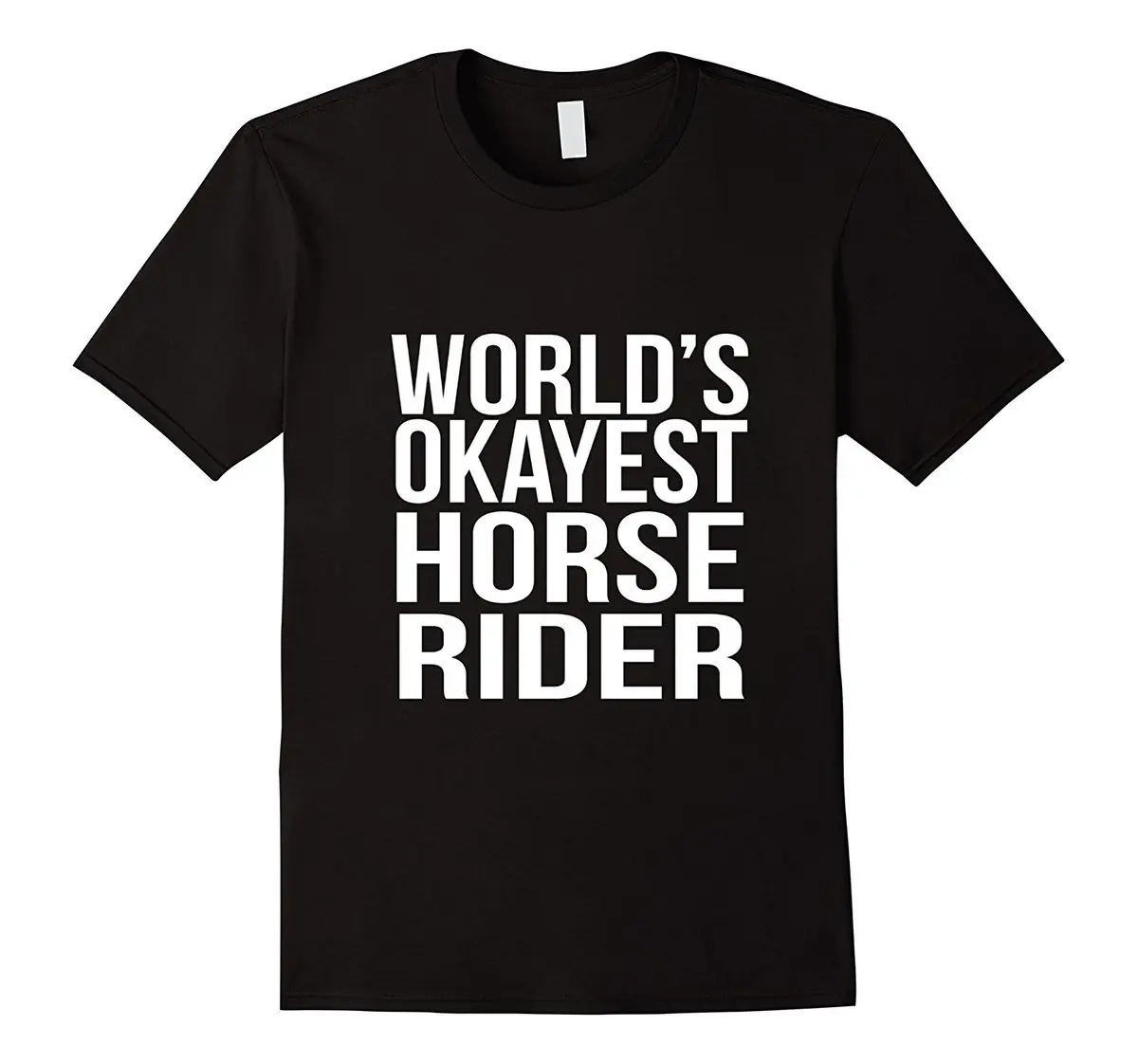 Забавная лошадка тематический подарок Okayest Horse Rider Конный тройник брендовая