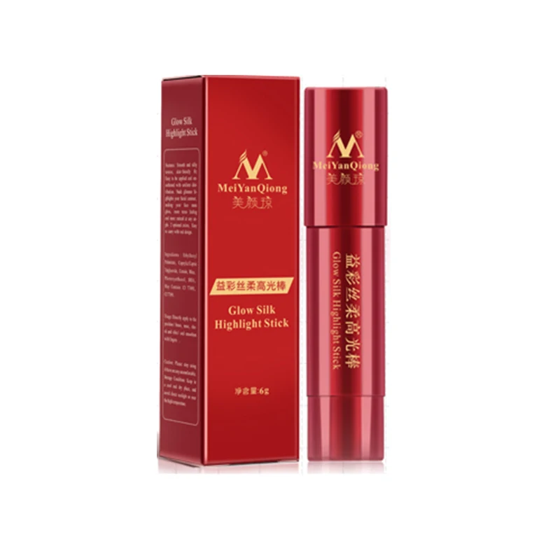 2 цвета макияж для лица Мерцающая палочка подсветка высокий светильник ing пудра