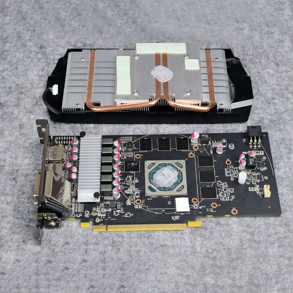 СОБОЛЬ Охота видеокарта RX580 8G 8000 МГц 1257 1340 Gddr5 256bit 14nm 2304 единиц Hdmi + Dp Dvi Directx12