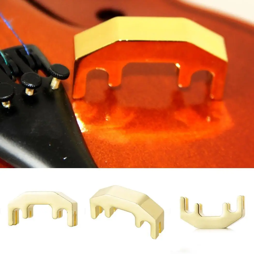 Глушитель для скрипки мини металлический бесшумный глушитель легкий прочный