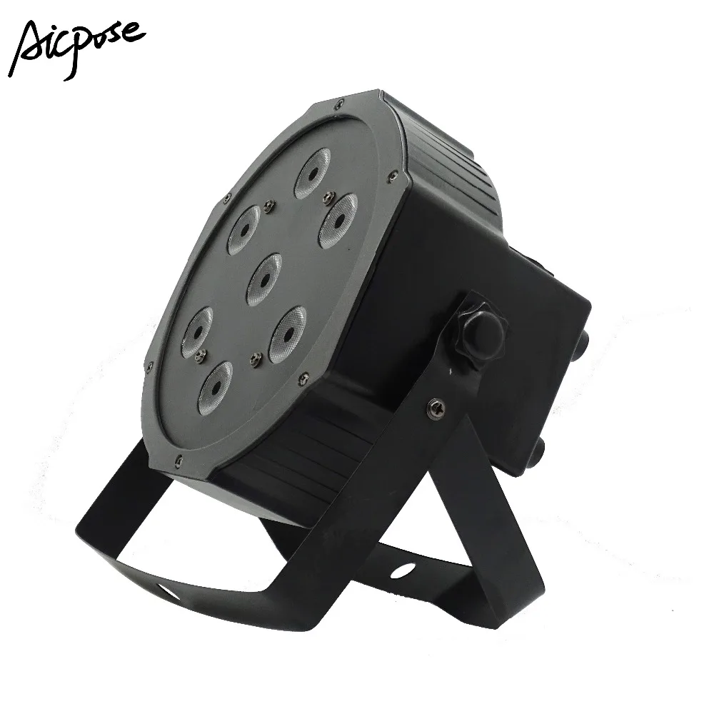 8Pcs/lots LED 7x12W RGBW 4in1 Par Light With DMX512 Put IN/OUT And Power IN &amp OUT For Wash Effect DJ Disco Home Entertainment | Освещение