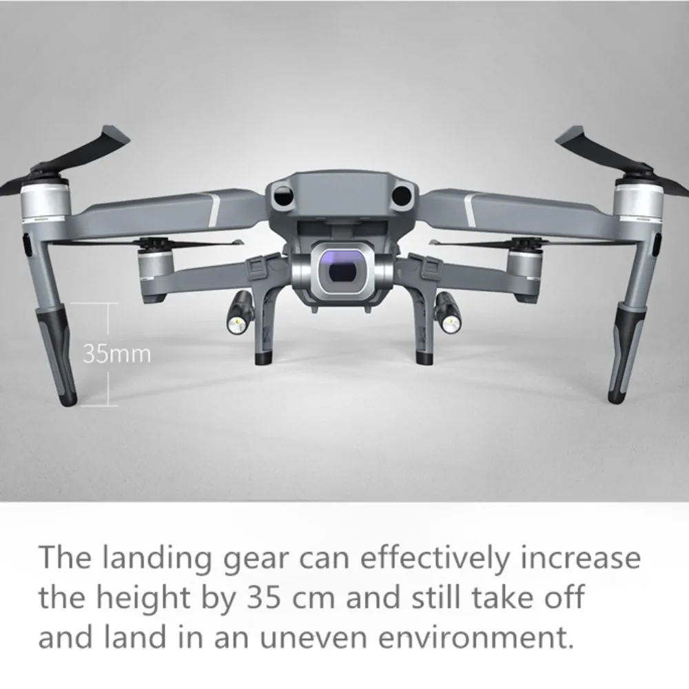 Расширенный комплект удлинителей шасси со светодиодсветильник кой для DJI Mavic