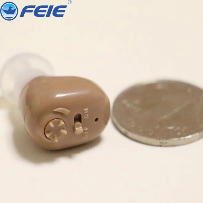 

S-102 Rechargeable Mini CIC Hearing Aid Invisible Hearing Aids Sound Amplifier Inside The Ear Amplifier for The Elderly