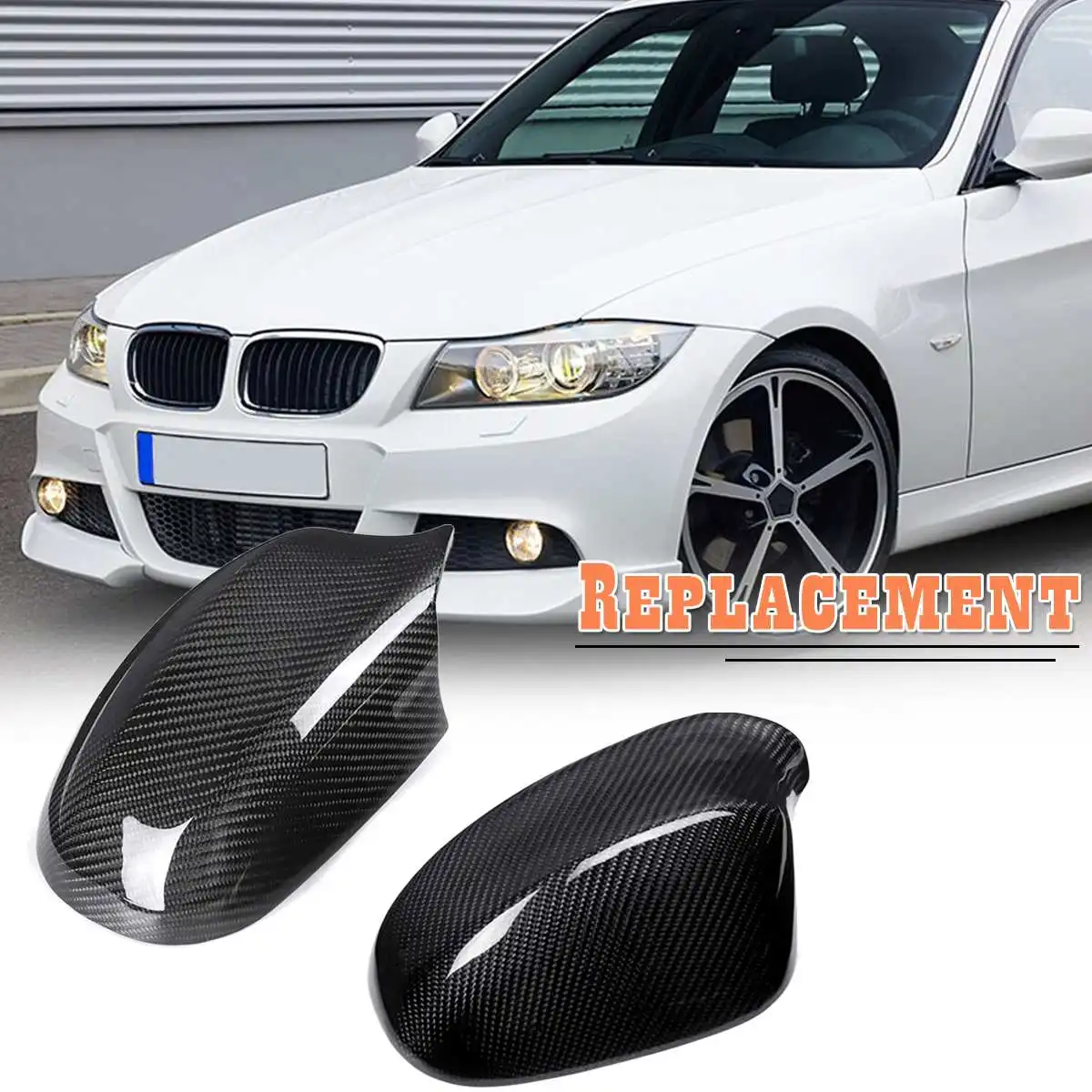 Корпус из углеродного волокна для боковых зеркал заднего вида BMW E90 E91 2009 2010 2011