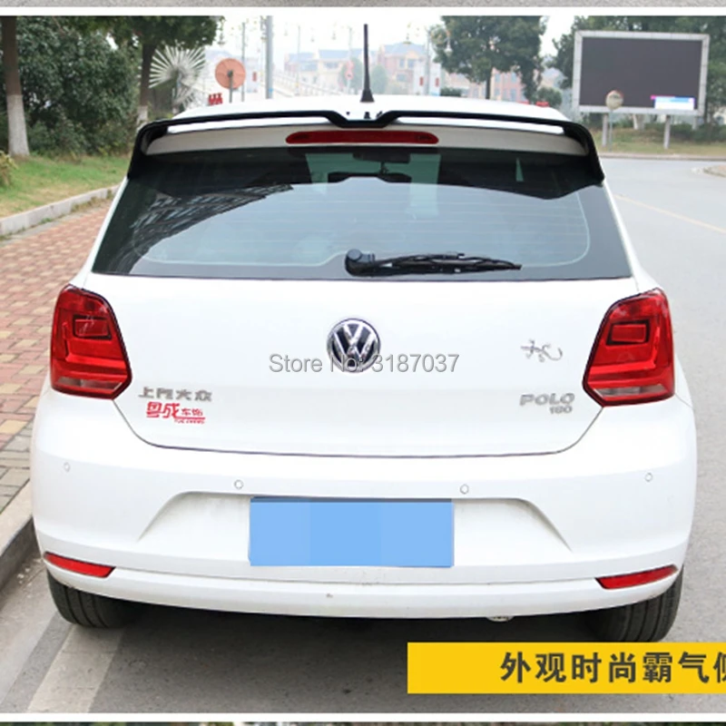 Новинка спойлер Поло для Volkswagen 2011 2015 Неокрашенный задний из АБС пластика крышка