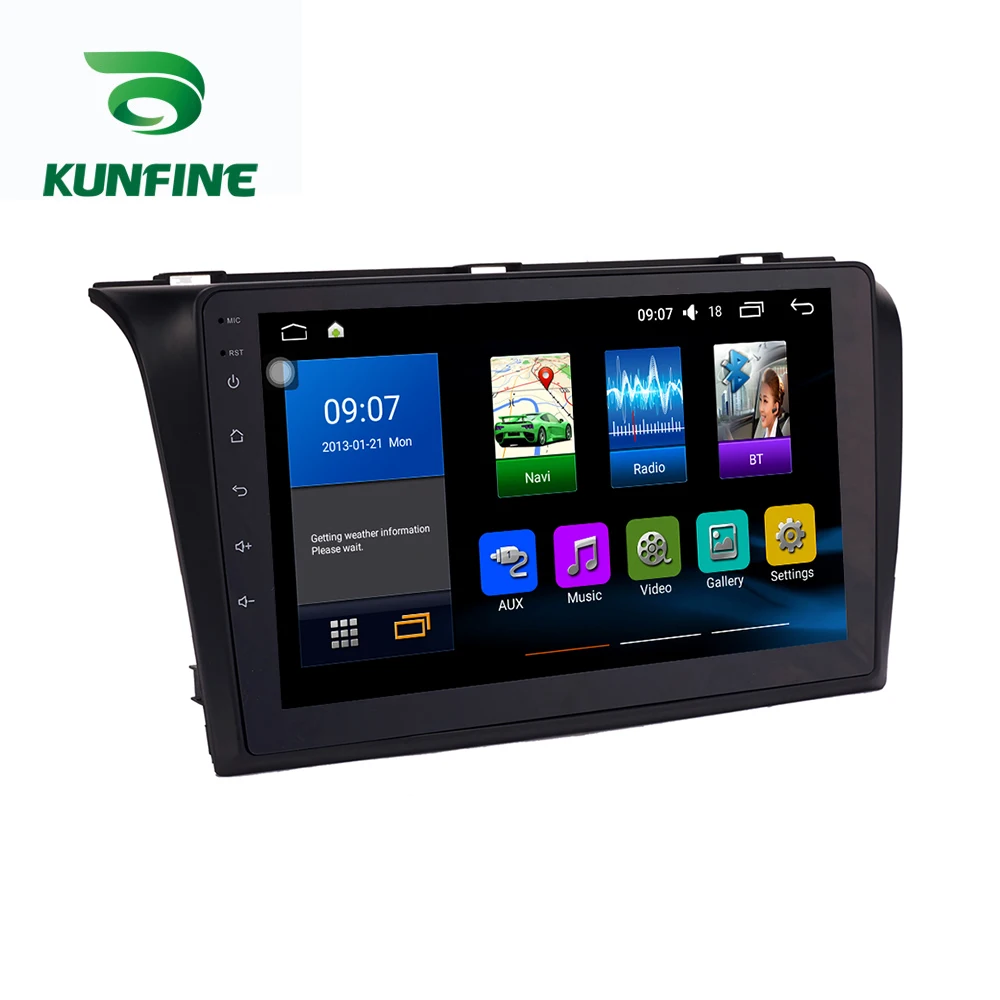 Восьмиядерный 1024*600 Android 8 1 автомобильный DVD GPS навигационный плеер Deckless стерео для