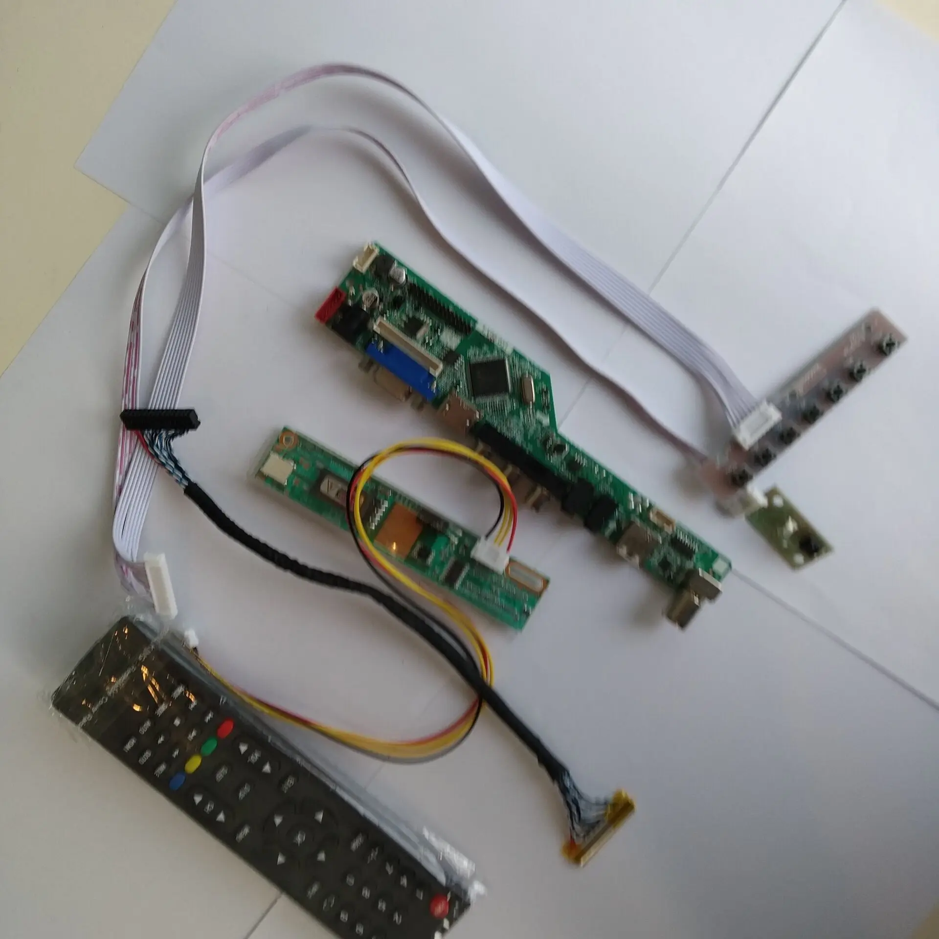

USB VGA TV HDMI AV Аудио ЖК-контроллер со светодиодной платой в комплекте для HSD121PHW1-A03/B00 1366X768 панель экрана монитора