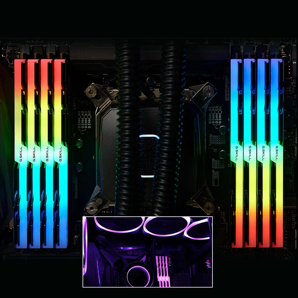 Память TridentZ G.SKILL RGB серии 8 Гб DDR4 3000 МГц для ПК компьютера настольного 16 18