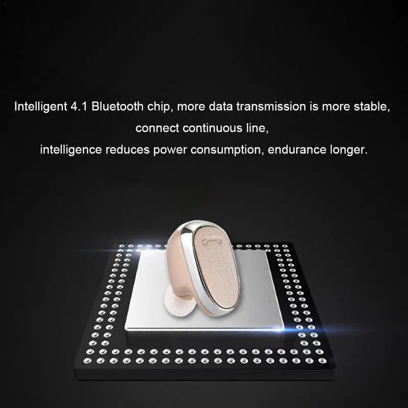 S530Mini невидимая Беспроводная Bluetooth гарнитура стереогарнитура для колебаний