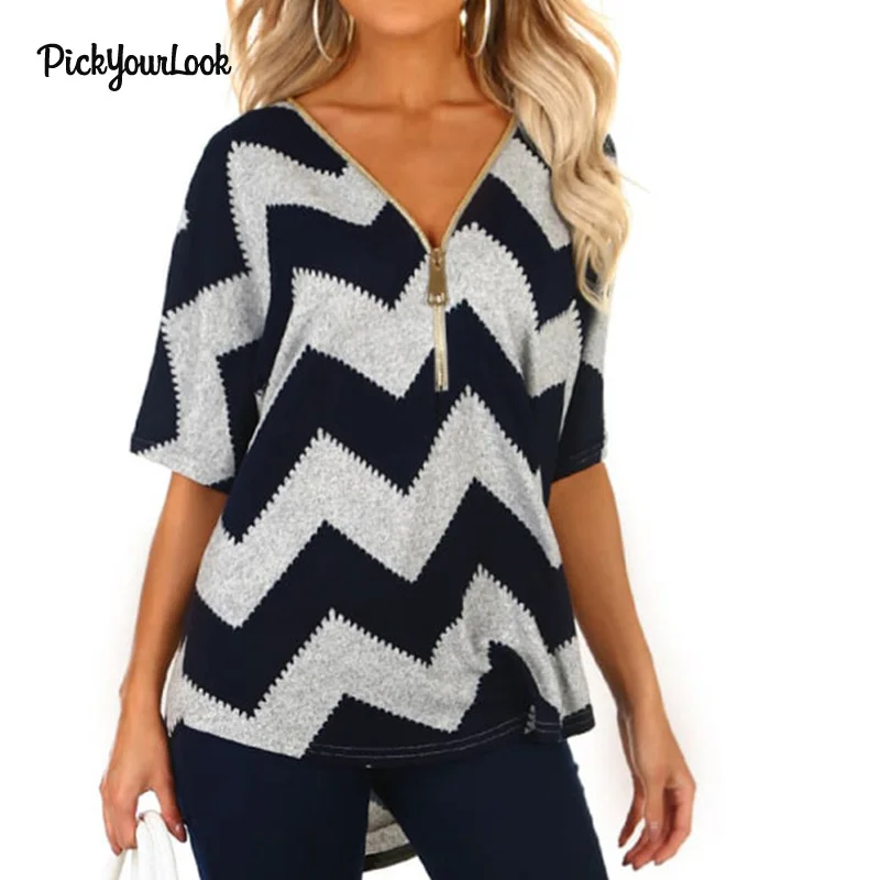 Pickyourlook женская блузка летняя половина короткий рукав Повседневный женский топ и