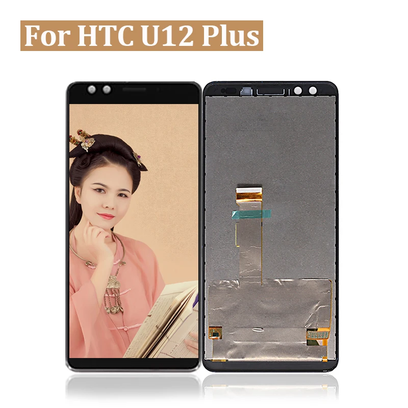 6 &quotдля HTC U12 Plus ЖК-дисплей с кодирующий преобразователь сенсорного экрана в сборе