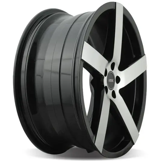 VISSOL V-080L 8.5x19/5x100 ET45 D57.1 BLACK-WITH-MACHINED-FACE | Автомобили и мотоциклы