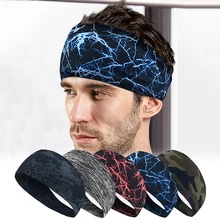 Newest 1PC Absorbent Hair Bands Men and Women Men Sweatband Sweat Headband For Cycling Accessories (3)