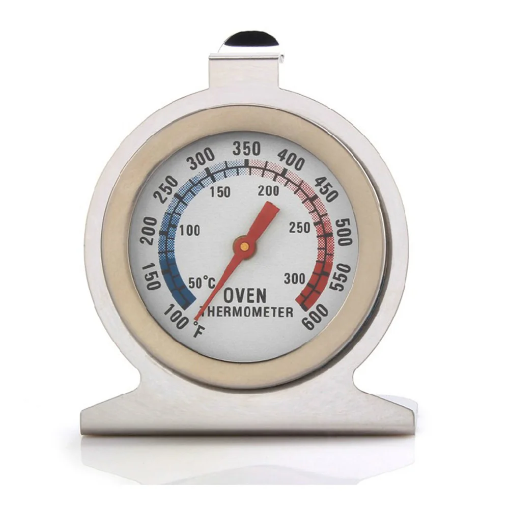 

High-Quality Household Baking Tools * Stainless Steel Oven Thermometer Holder Type Oven Thermometer (50-300 Degrees)