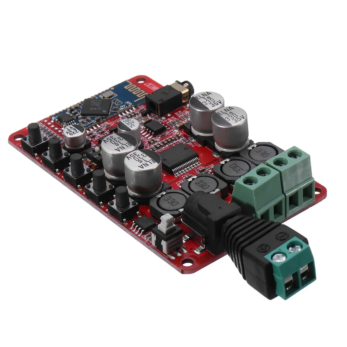 LEORY TDA7492P 2*50 Вт беспроводной bluetooth 4,0 аудио цифровой приемник усилитель доска Музыка Усилитель мощности доска с Чехол