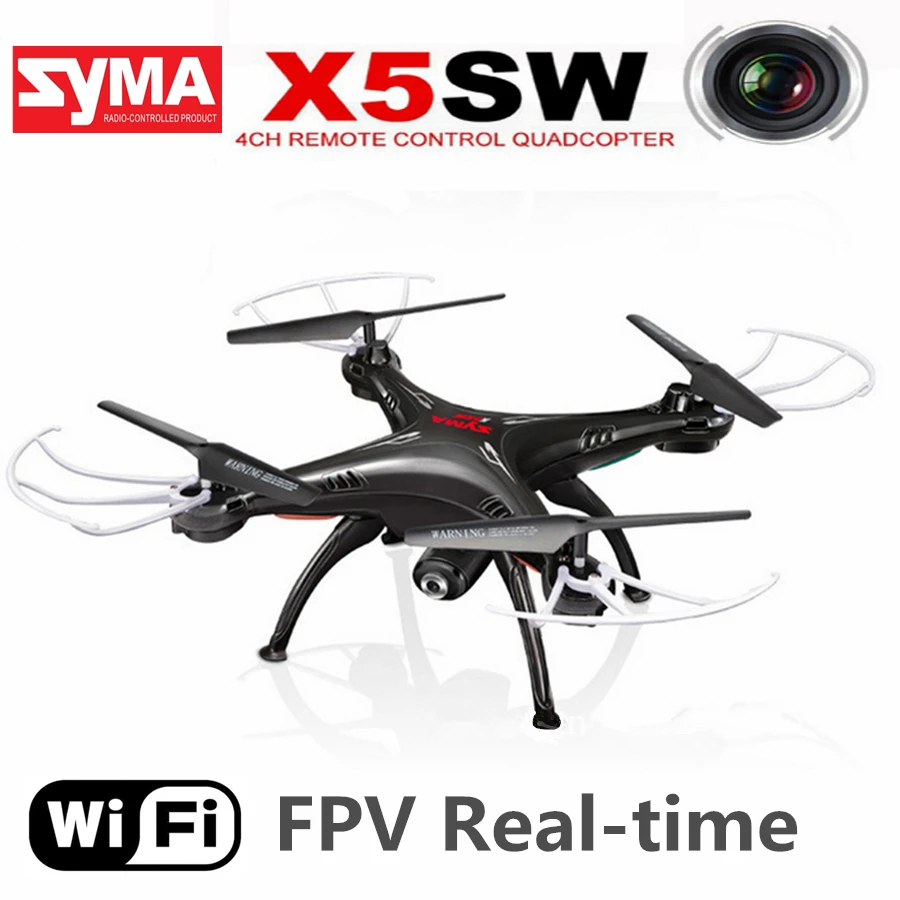 Оригинальный SYMA X5SW WI-FI Дрон Квадрокоптер с дистанционным управлением видом от