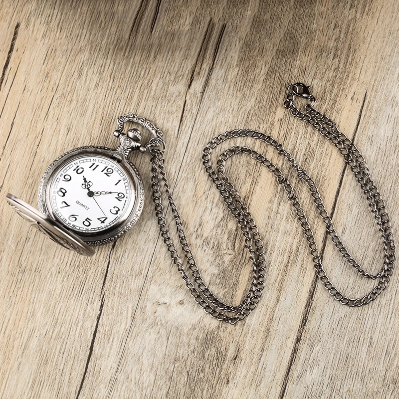 Модные дизайнерские кварцевые карманные часы с изображением лица дартбрейда