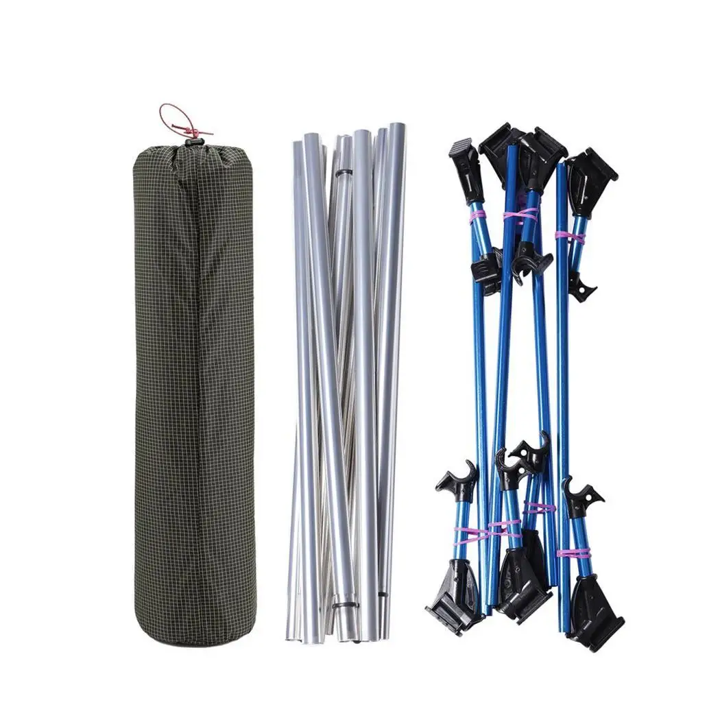 Ultralight Camp Bed 200KG Bearing Breathable Waterproof Nylon 7001 Special aviation aluminum Surface 1200g | Спорт и развлечения