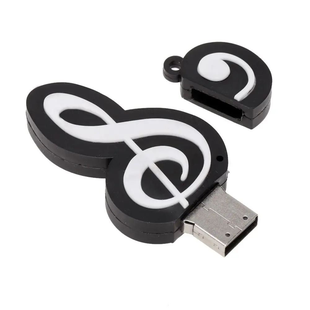 USB 2 0 палка Милая мультяшная карта памяти символ нот музыки Память внешний флэш