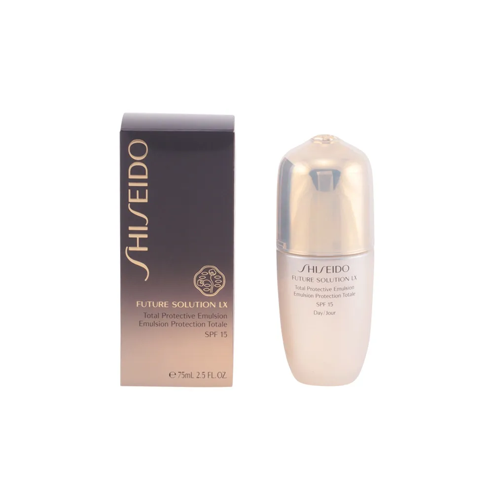 Будущее решение Lx полный защитный Эмульсия Spf15 Shiseido 75 мл|Автозагары и бронзаторы