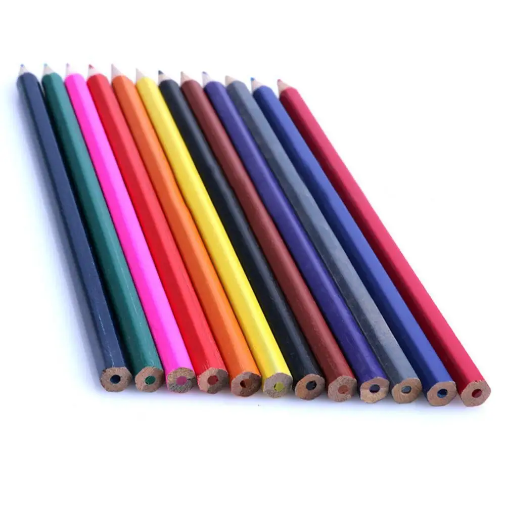 

24 Color Art Oil Pencils Pens Wooden Deluxe Markers Paints Artist Drawing Set Good Quality