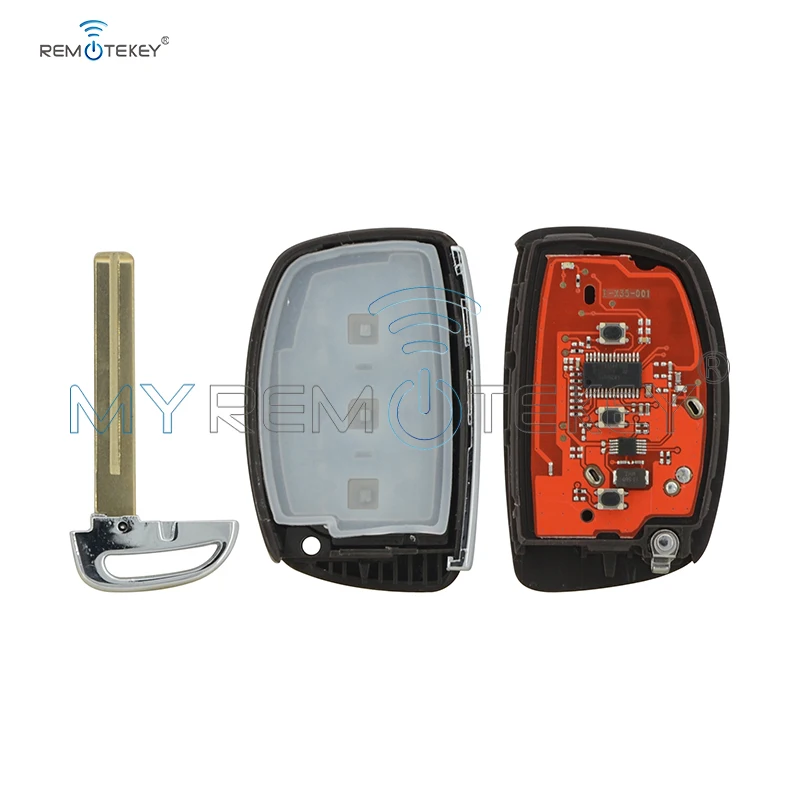 Умный Автомобильный ключ Remtekey 3 кнопки 433 МГц для Hyundai IX35 умный с дистанционным