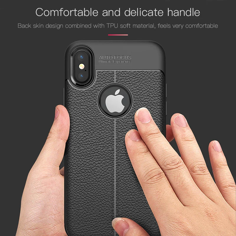 Phone Case For iPhone 7 XR XS Max Soft TPU Silicone Full Protective Back Cover Apple X 8 5 5S 6S 6 Plus Cases Capa |