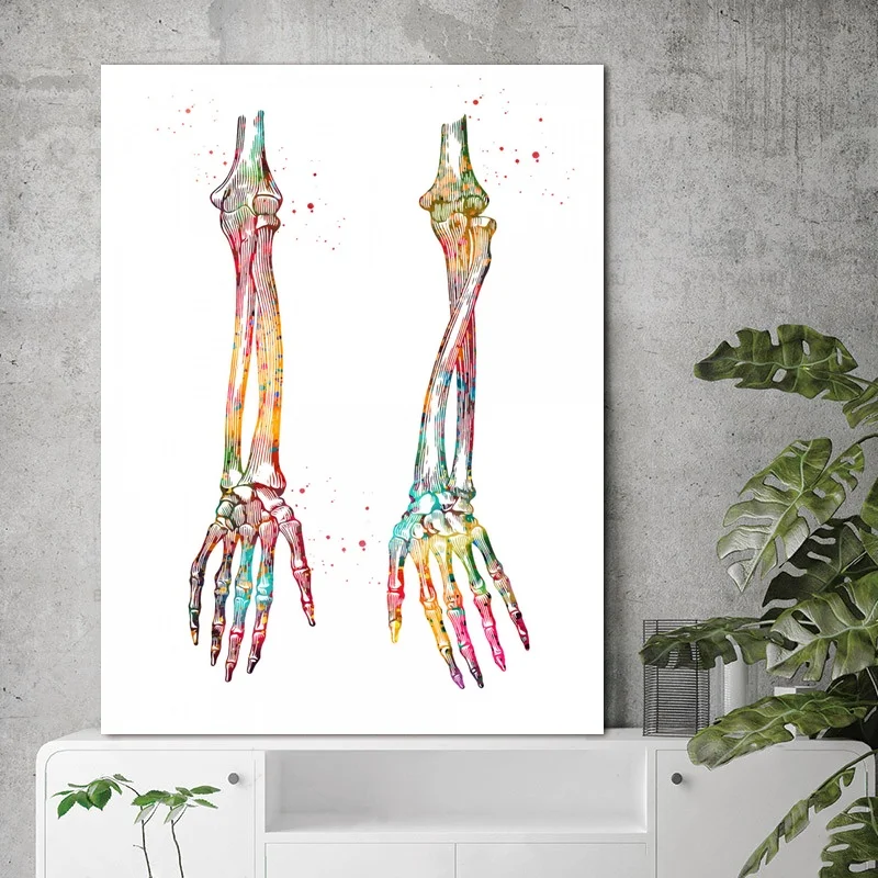 Печать на холсте Arm Bones Постер настенные картины для декора гостиной без рамки |