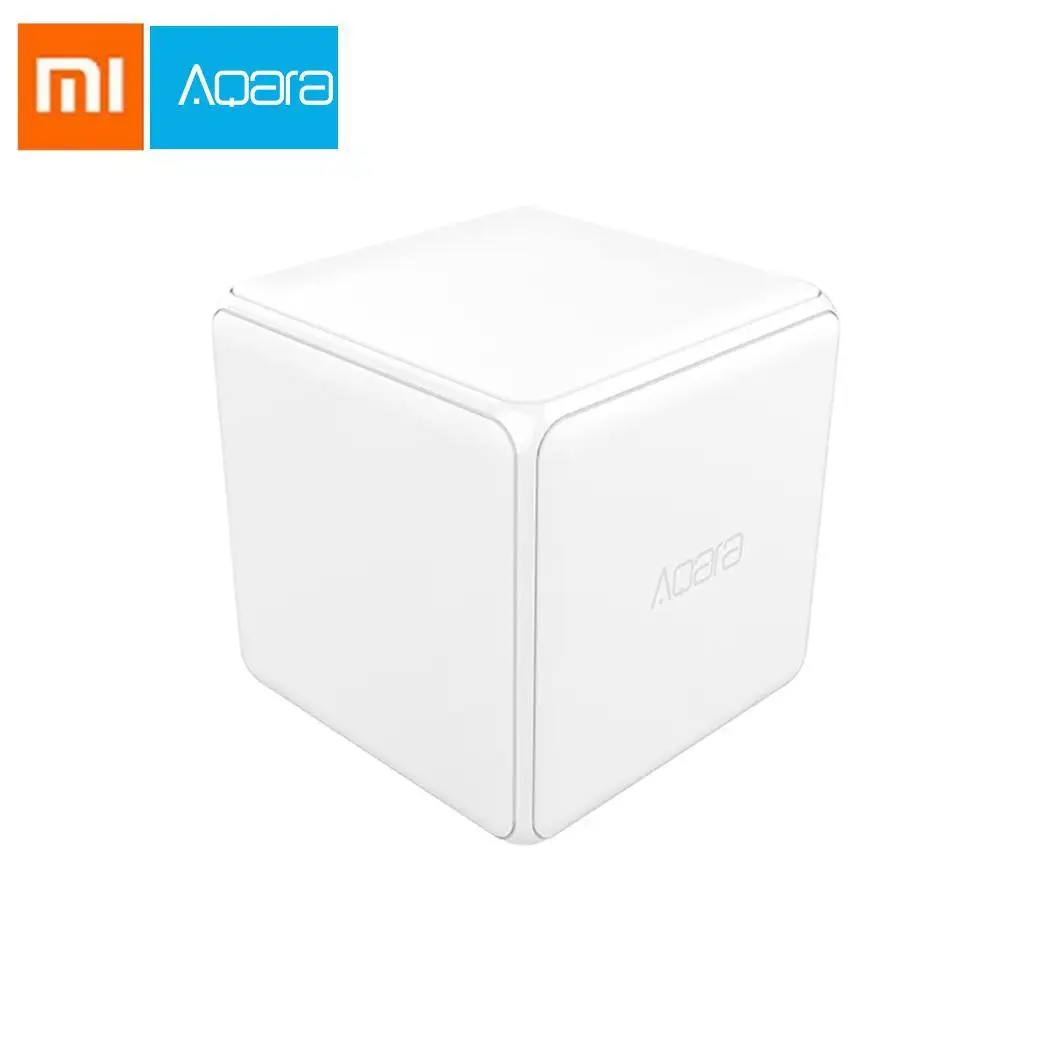 Домашнее умное устройство Zigbee версия шлюз куб 1 х CR2450 Кнопка батарея Белый 2