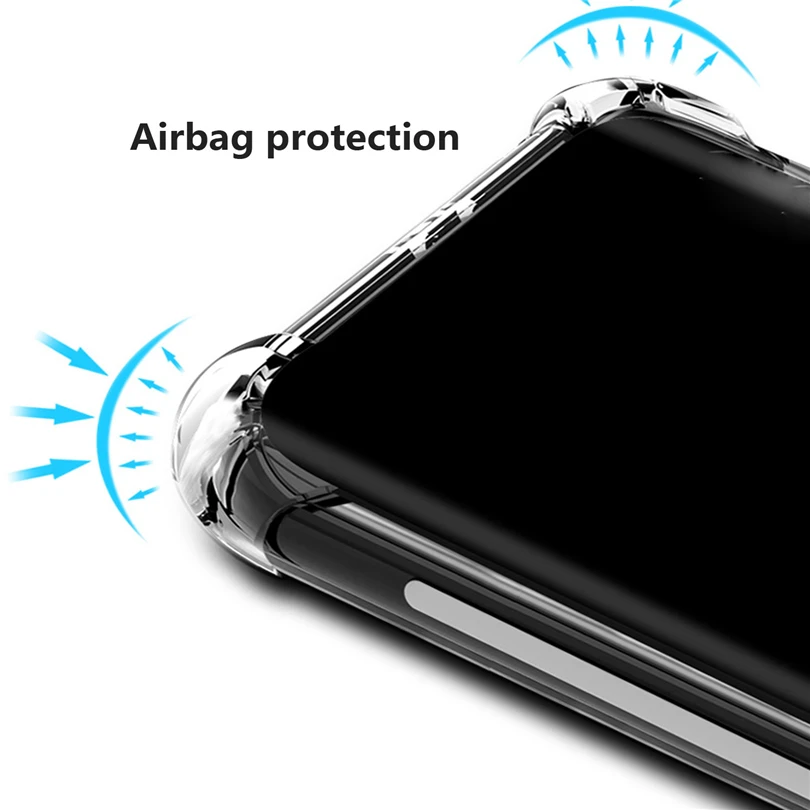 Чехол для телефона Huawei Nova 3e 4e противоударный прозрачный мягкий чехол из ТПУ P30 Pro