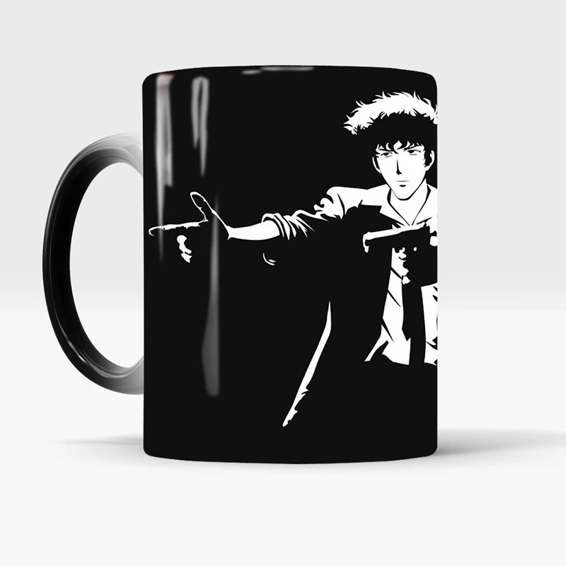 Cowboy Bebop Magic Mug Heat Color Changing Morph Coffee Cup Beer Milk | Дом и сад