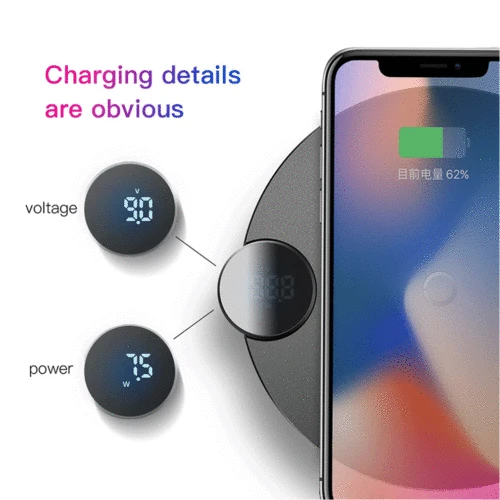 Быстрое беспроводное зарядное устройство Baseus Qi для iPhone Xs Max X Samsung S9 +|Зарядные