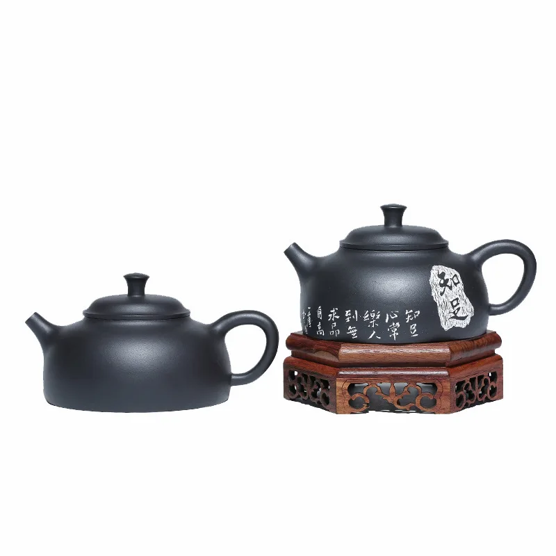 Черная грязь темно красная эмалированная керамика чайник конкурентоспособная