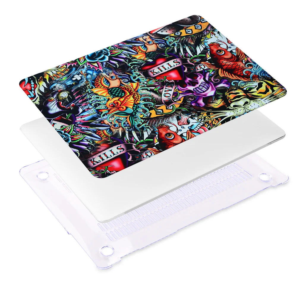 Redlai пластиковый жесткий чехол для Macbook Air Pro retina 12 13 15 дюймов Сенсорная панель A1706